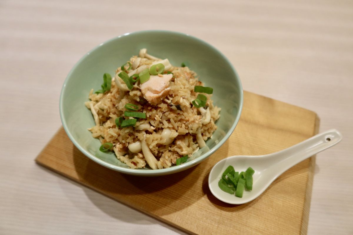 【THOMSON智能壓力鍋】和風鮭魚炊飯