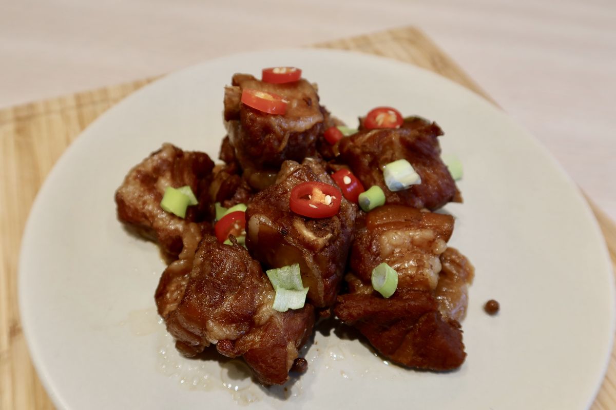 【THOMSON智能壓力鍋】蔥燒排骨