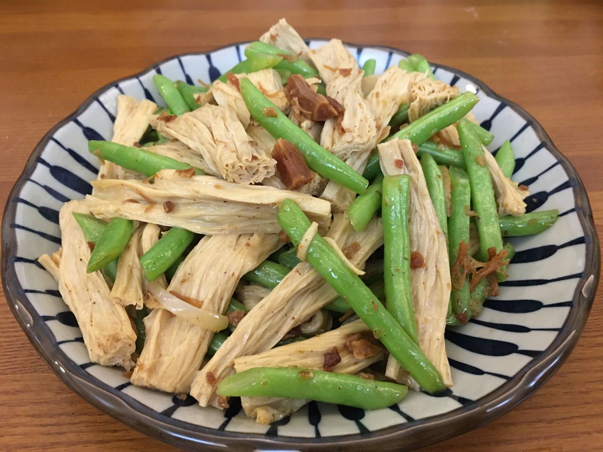 XO醬腐竹四季豆