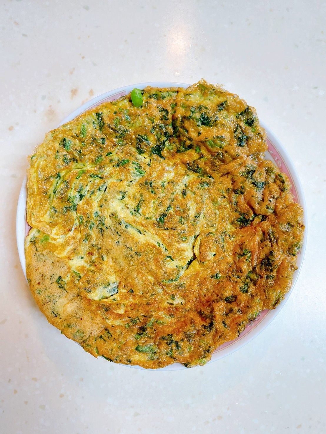 山茼蒿煎蛋(奶蛋素)