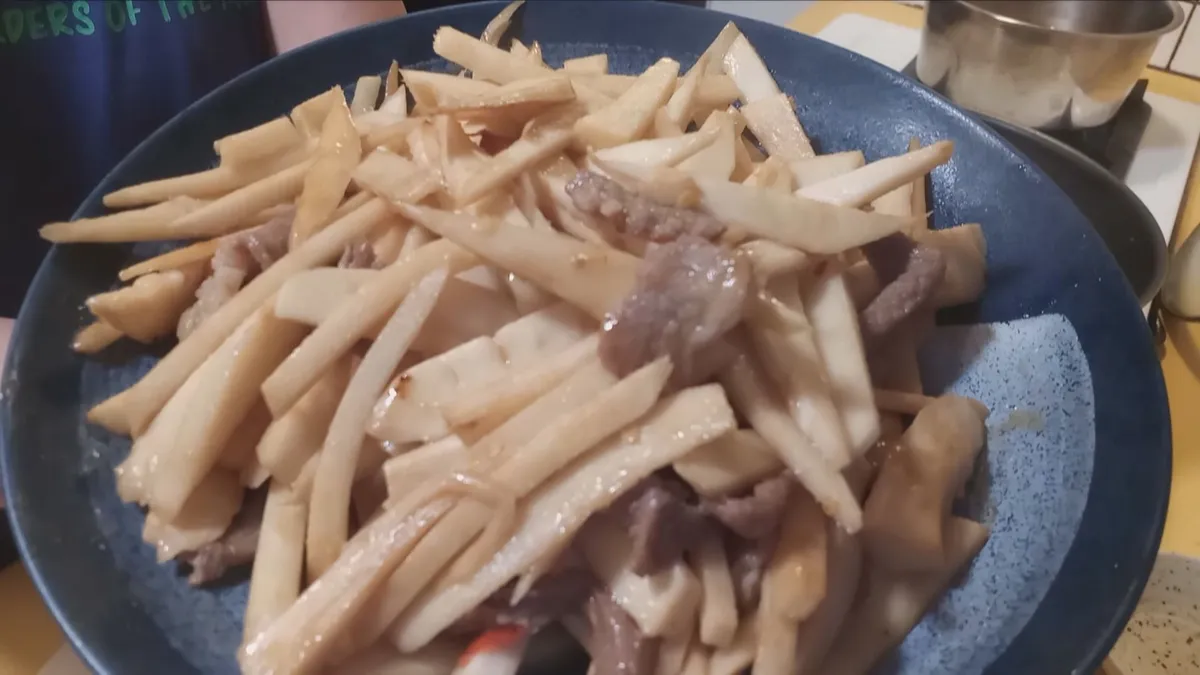 低卡料理~綠竹筍炒肉絲
