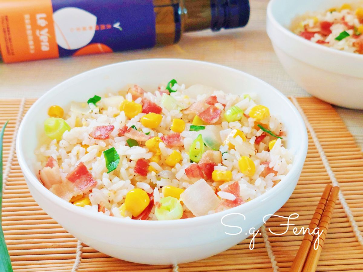 培根玉米蛋炒飯