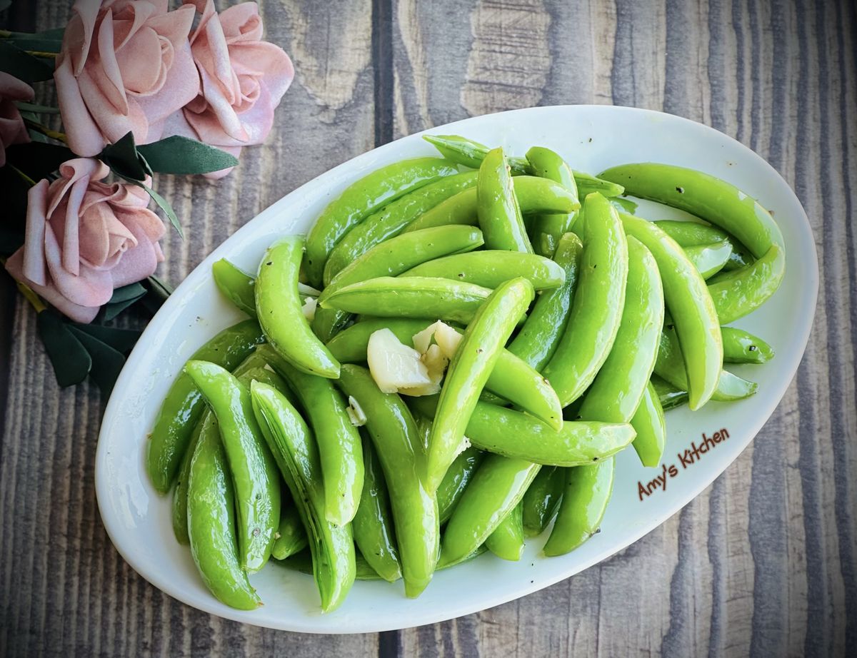 蒜炒甜豆 / 家常菜