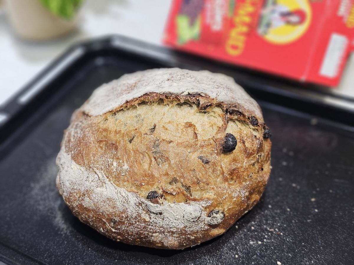 紫蘇土肉桂加州葡萄乾冷藏免揉歐包