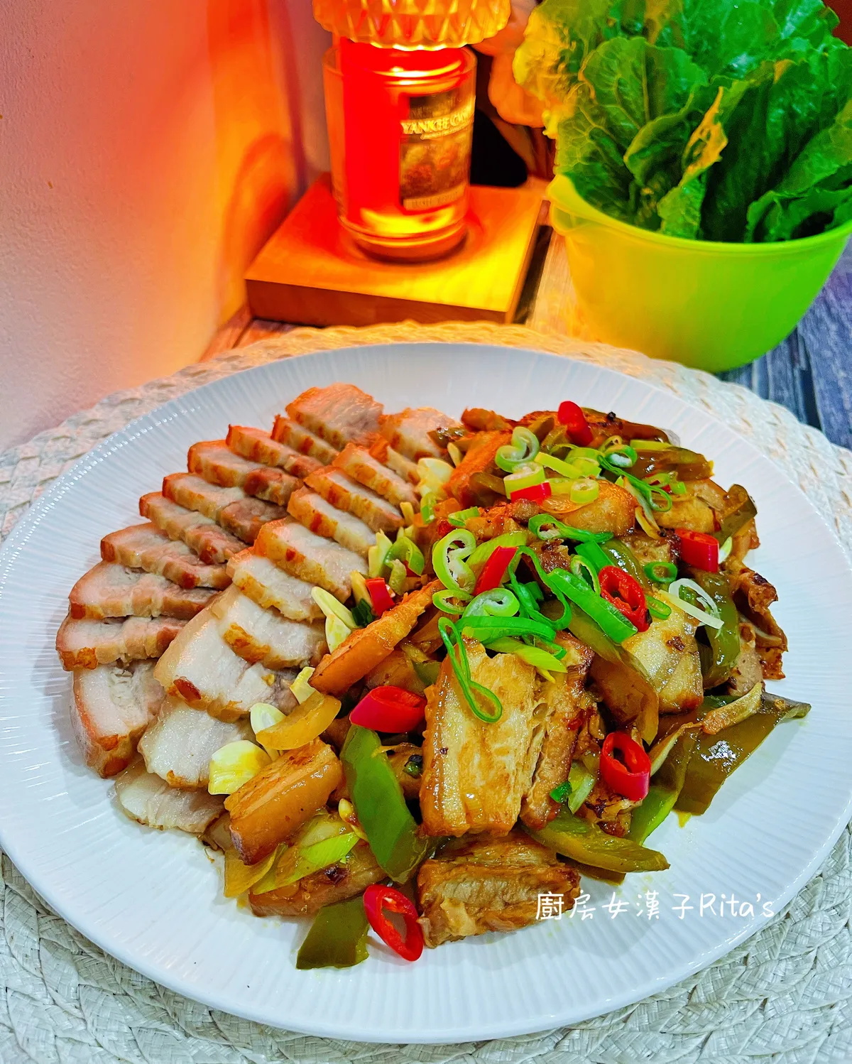 水煎三層肉兩吃