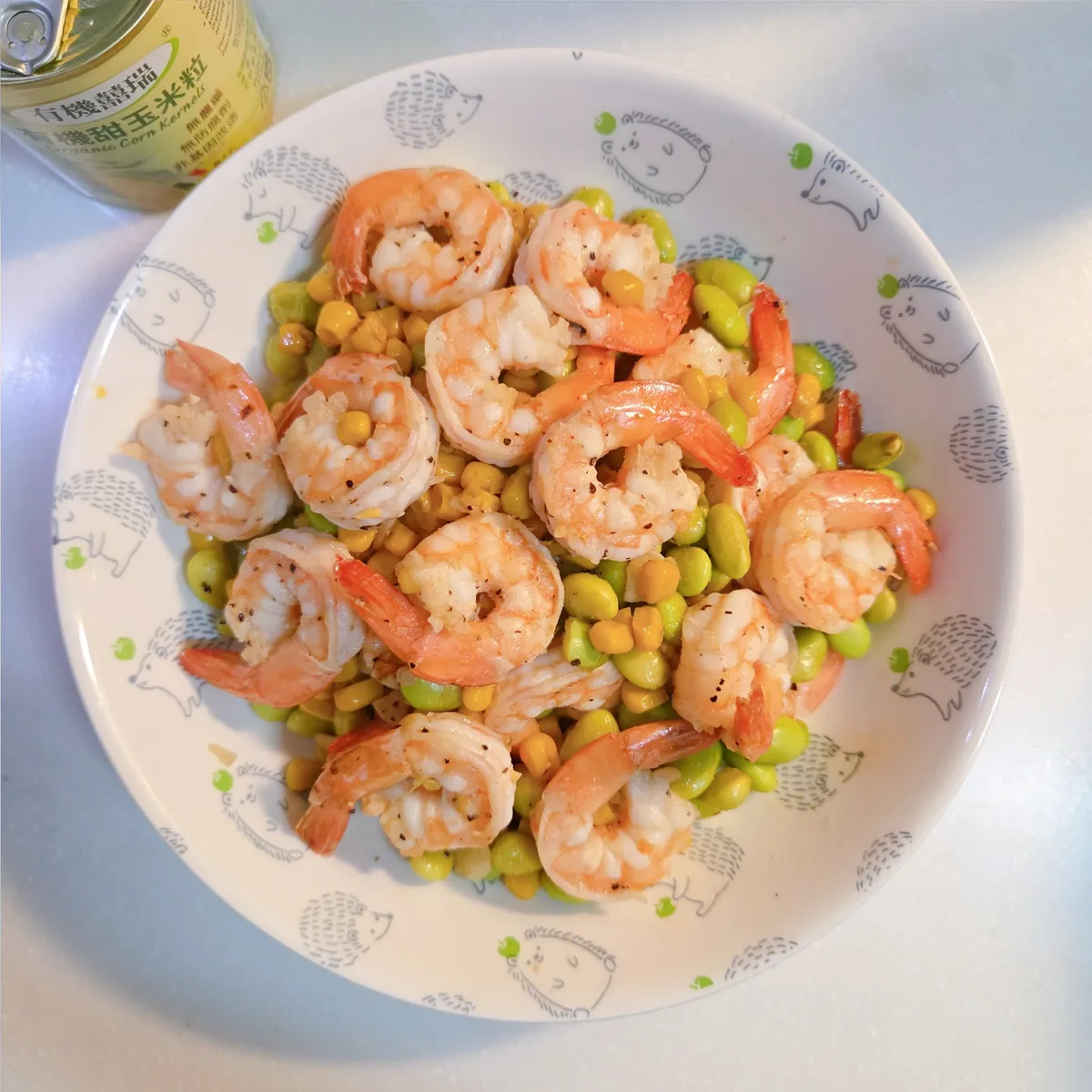 玉米毛豆蝦仁