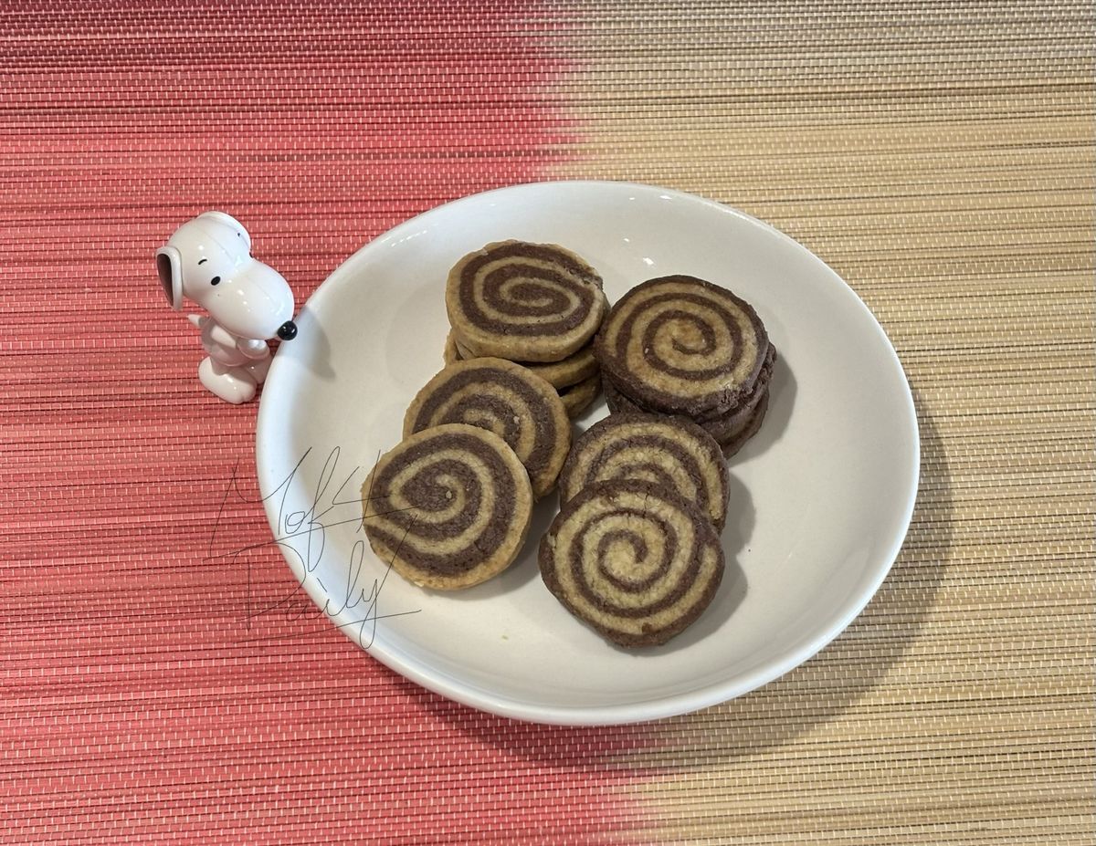 甜點胃系列：酥脆雙色餅乾（無蛋）