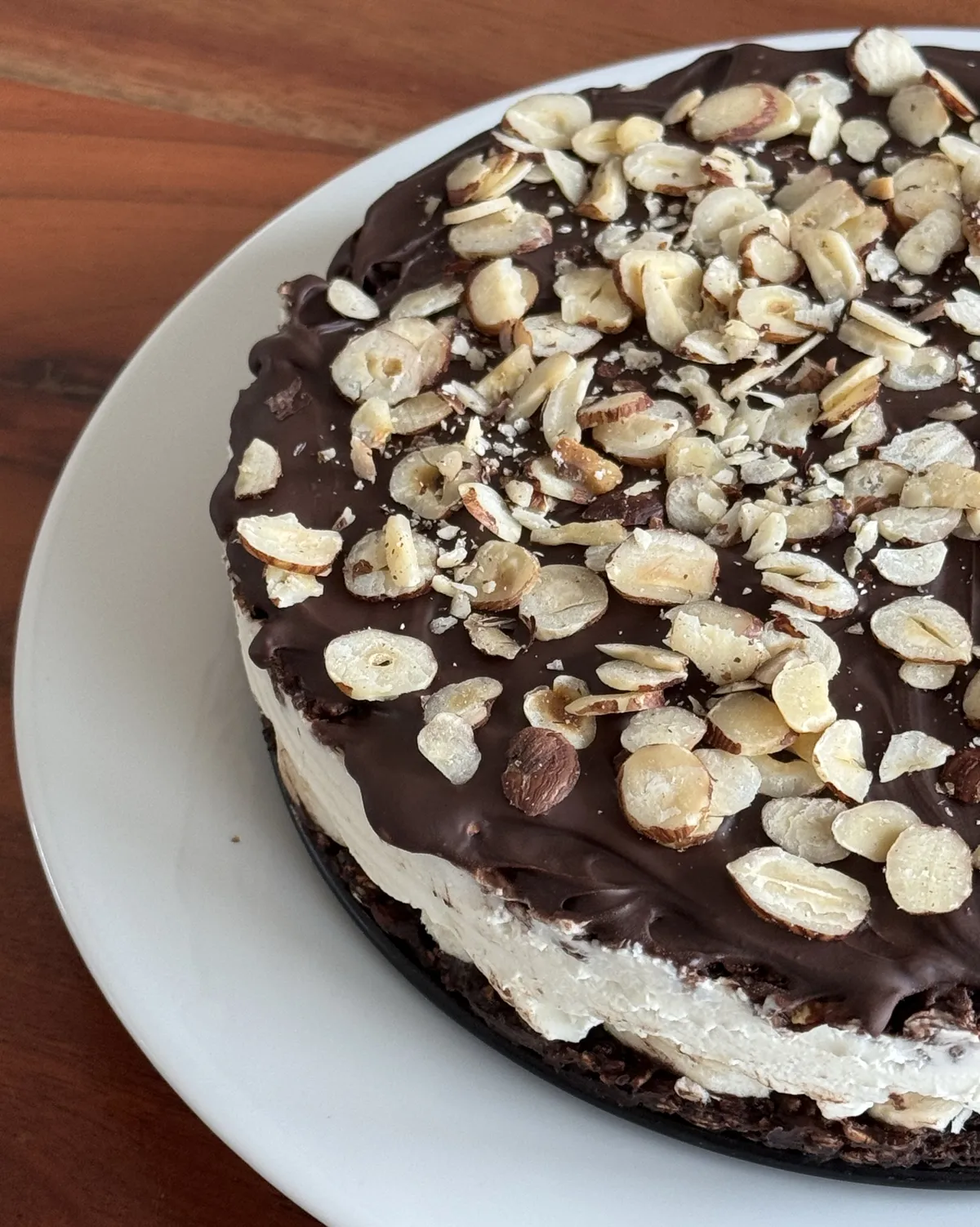 燕麥堅果香蕉起司蛋糕 (無糖/無烤箱)