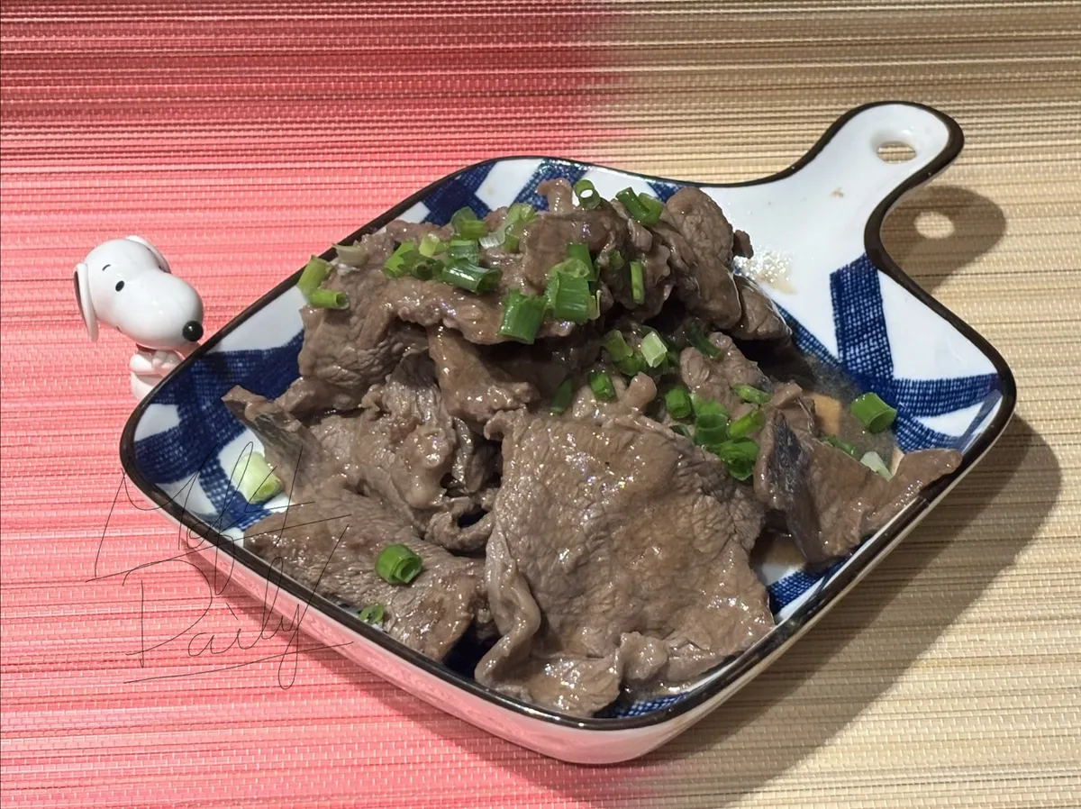 零廚藝系列：燒肉醬快炒牛板腱（薄片）