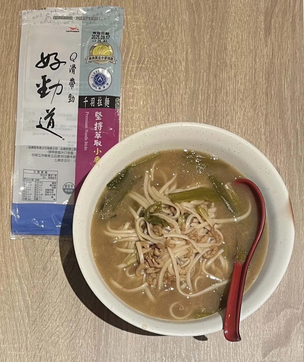 蝦米蔥開煨麵（千羽拉麵）
