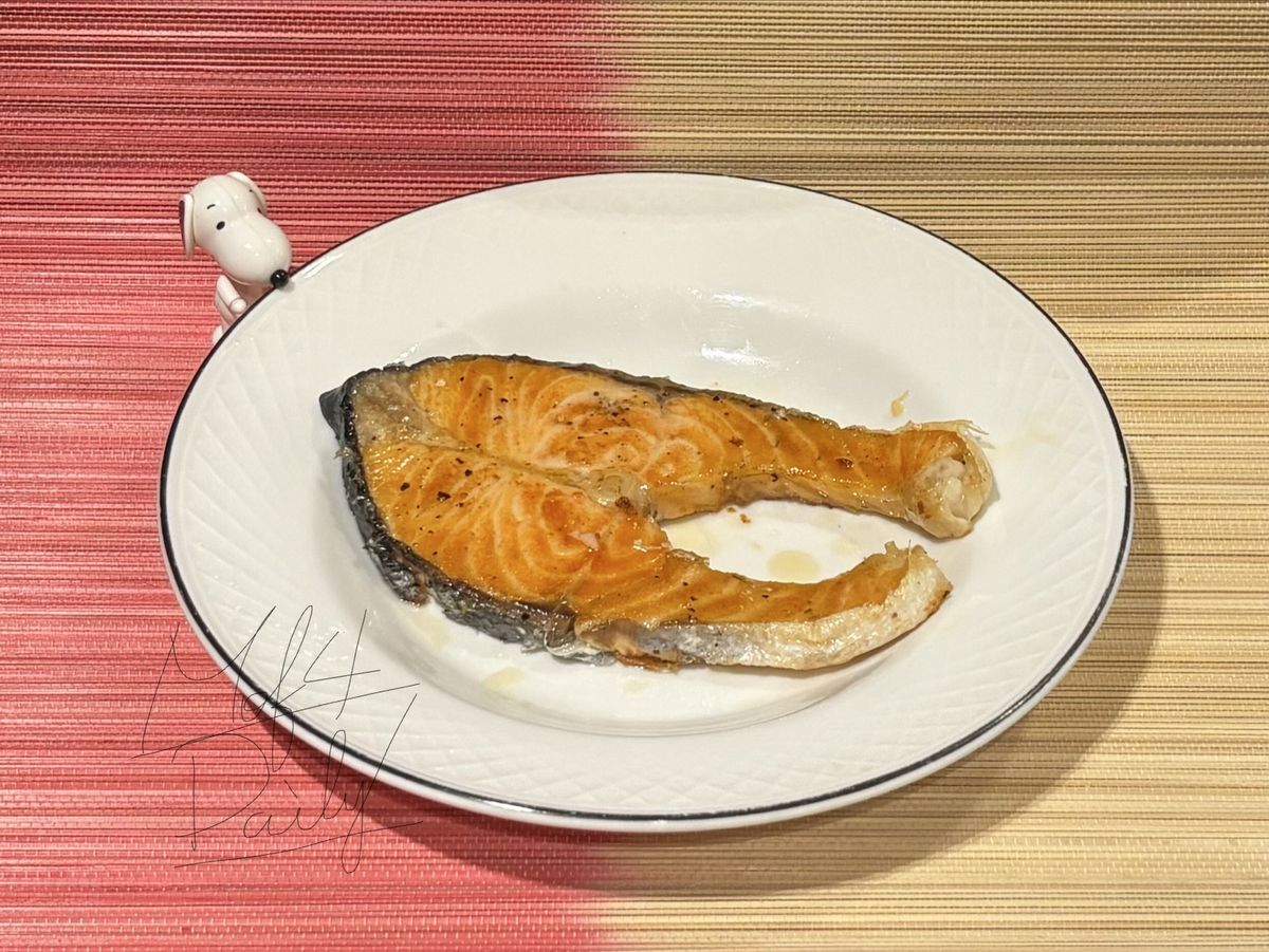 零廚藝系列：香煎鮭魚
