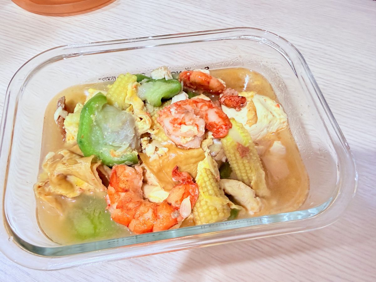 蝦仁豆腐絲瓜