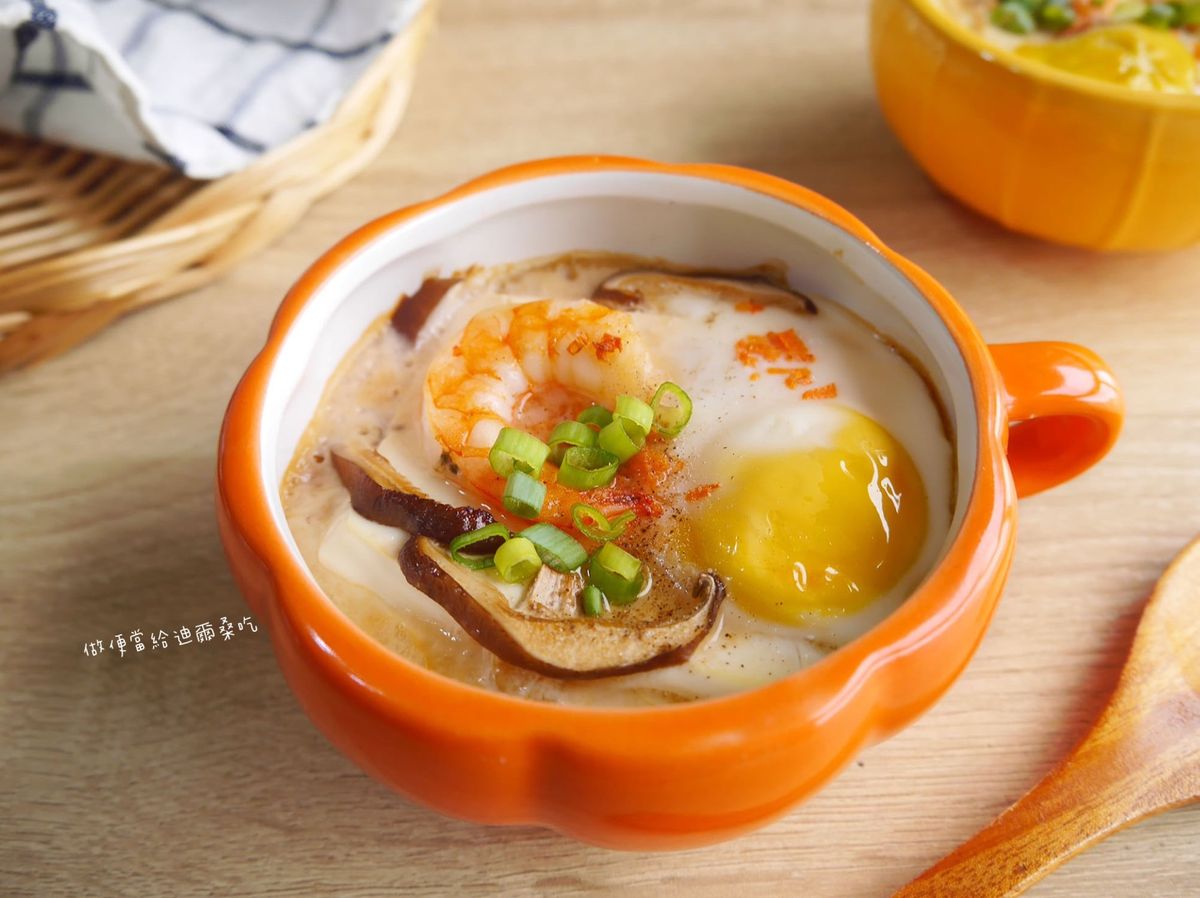 鮮蝦豆腐烤蛋杯