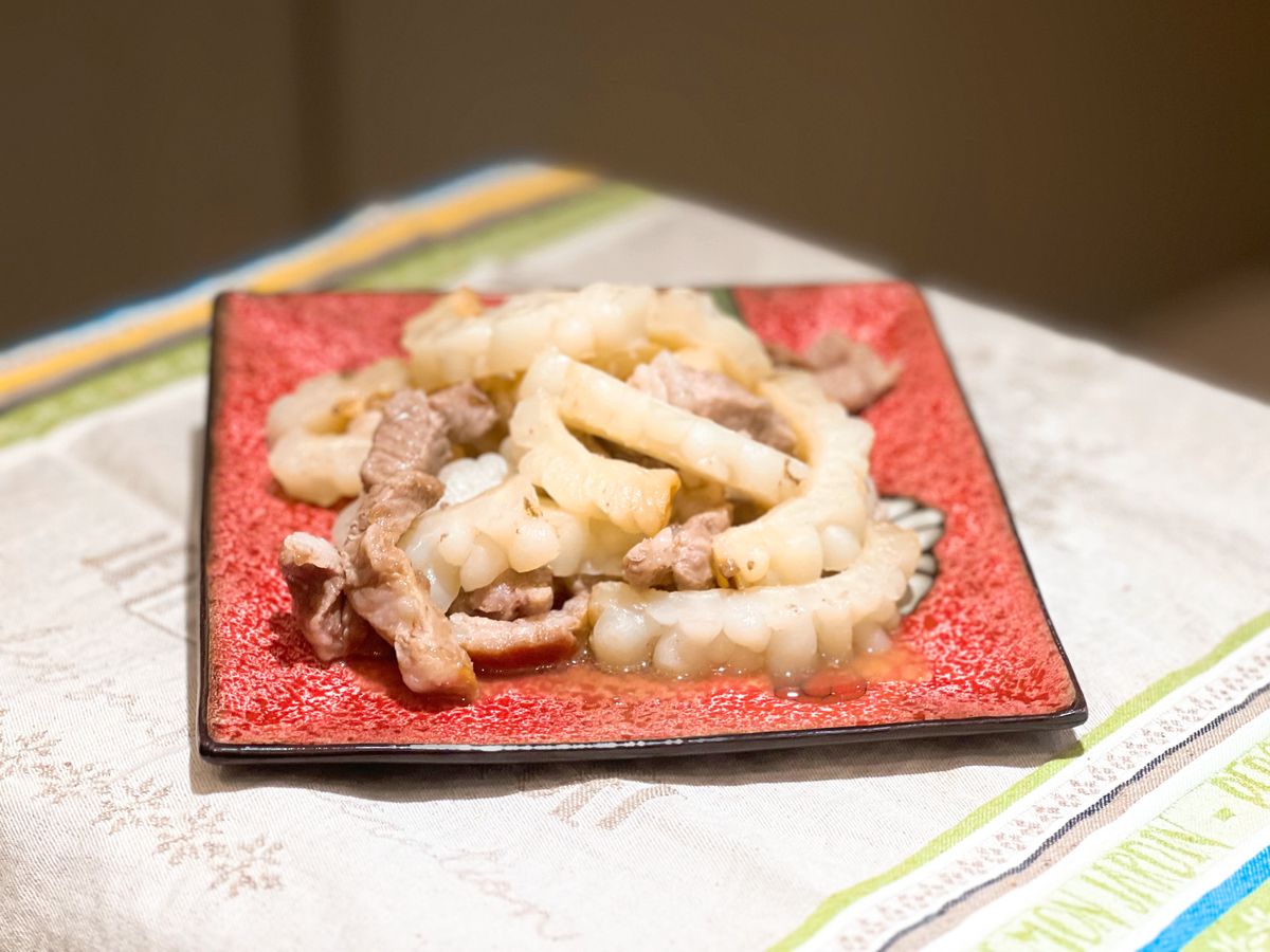 家常苦瓜+肉