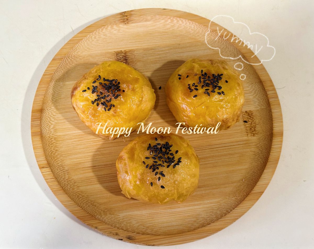 ［米紙料理］地瓜月餅