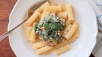 鼠尾草核桃青醬義大利麵