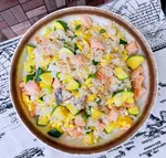 鮭魚櫛瓜炒飯