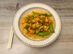 糖醋鱸魚丁炒泡麵｜簡單版宮保風味