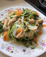 香菜悶豆包