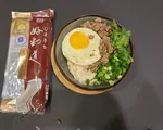 好勁道剝皮辣椒皮蛋肉燥麵（快速方便版）