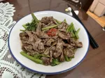 爸爸的沙茶牛肉炒空心菜