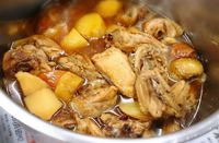 橙汁照燒地瓜雞