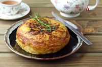 純甜薯千層蛋糕--三個材料，電鍋就完成