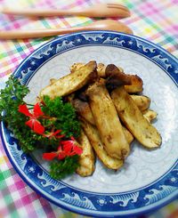 [家常菜]孜然烤杏鮑菇(素)