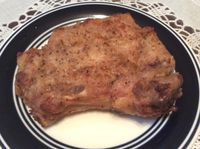 美式黑胡椒豬排