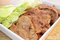 薑燒小里肌肉排