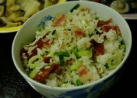 培根蔥花炒飯