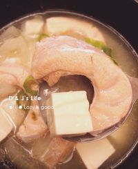 新手人妻必備-日式鮭魚味噌湯