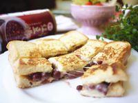 紅豆乳酪法國吐司「泰山紫米紅豆」