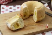 濃牛奶綠豆奶酥麵包--松下麵包賽