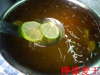 愛玉檸檬汁