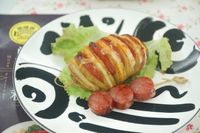 【焗烤香腸馬鈴薯】黑橋牌香腸