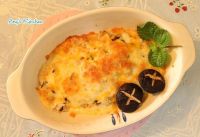 【鹿窯菇事】極道冬菇佐起士焗烤飯