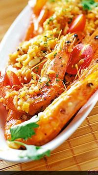 大蒜奶油番茄蝦