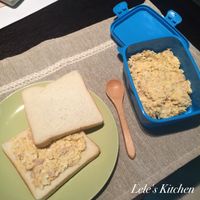 【上班族一分鐘搞定早餐】鮪魚蛋沙拉吐司