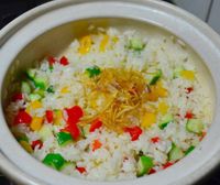 寶螺一鍋煮--蔥鹽炊飯