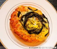 黑木耳太陽蛋貝果