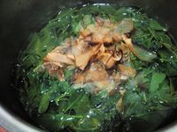 部落美食-山柚(山柑仔)葉柴魚湯