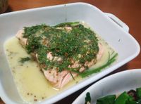 叼草蜜糖芥末三文魚