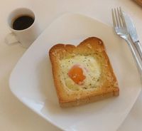慵懶早餐- 烤蛋土司先生