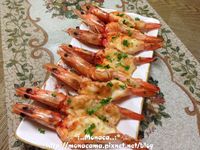 香蒜奶油焗烤蝦