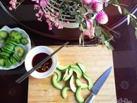 #植物鲑鱼#芥末酱油鳄梨#