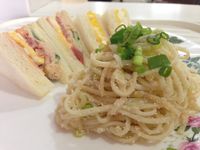 蒜味明太子義大利麵