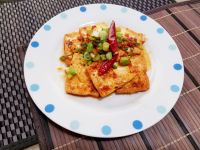 豆瓣醬燒豆腐
