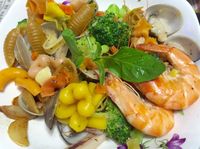 繽紛海鮮義大利麵