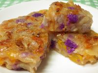 三色櫻花蝦煎餅